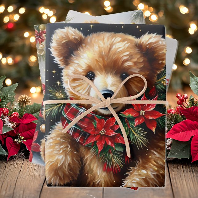 Big Teddy Bears zu 3 Weihnachten Geschenkpapier Set (Von Creator hochgeladen)