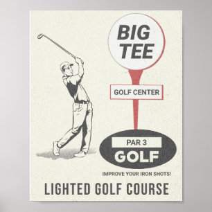 Big Tee Golfplatz La Mirada Poster