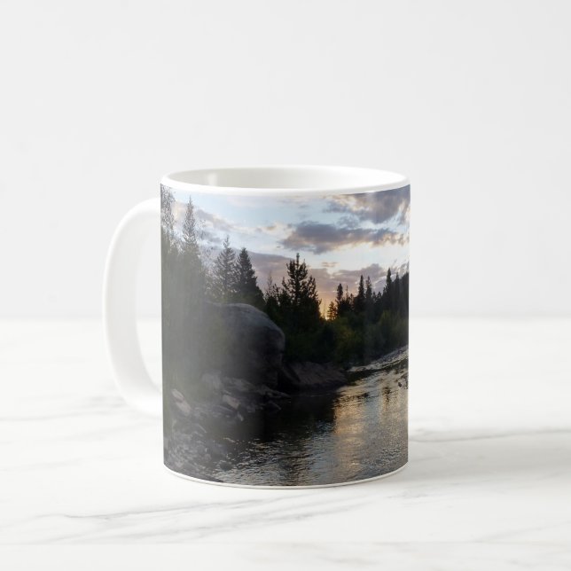 Big Thompson River bei Sunrise Kaffeetasse (Vorderseite Links)