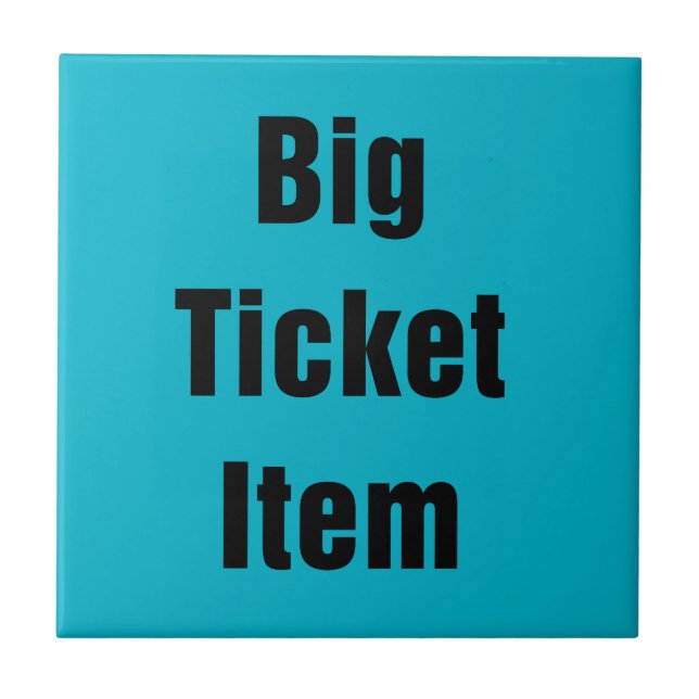 Big Ticket Fliese (Vorderseite)