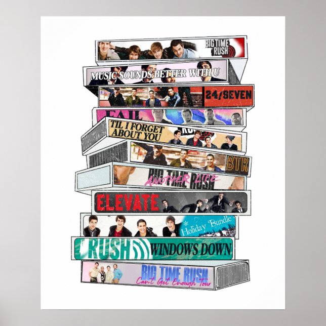 Big Time Rush Kassette Poster (Vorne)