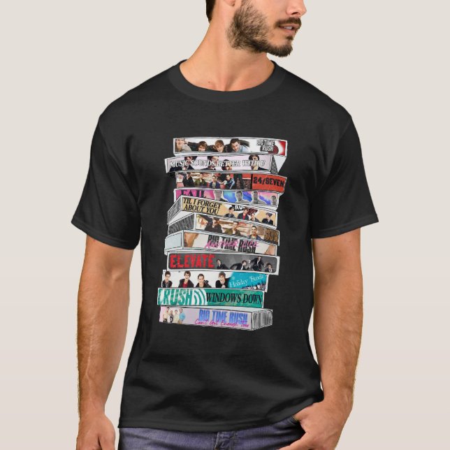 Big Time Rush Kassette T-Shirt (Vorderseite)