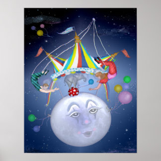 Big Top auf einem kleinen Blue Moon Poster
