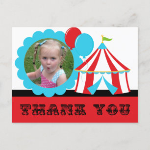 Big Top Circus Danke Postcard Postkarte
