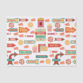 Big Top Circus Thema Seidenpapier