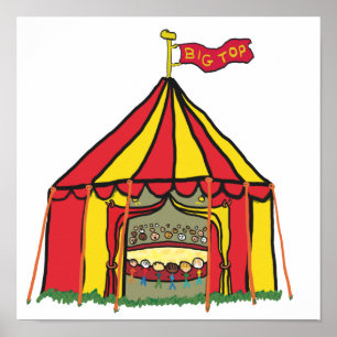 Big Top Circus Zelt Poster