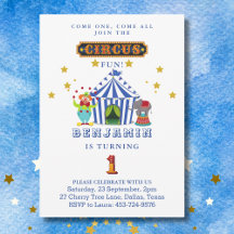 Big Top Come One - Aller Circus 1. Geburtstag