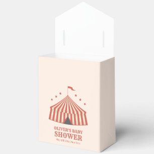 Big Top Vintag Carnival Circus Baby Dusche Geschenkschachtel