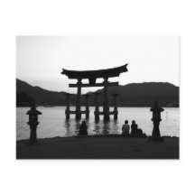 Big Torii bei Sonnenuntergang