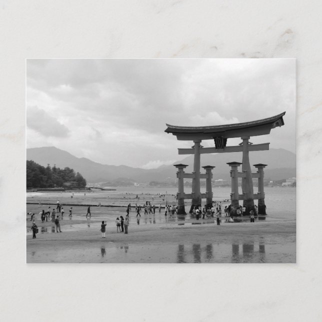 Big Torii - Itsukushima-Schrein Postkarte (Vorderseite)