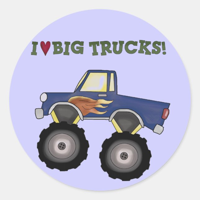 Big Trucks Theme Fun Stickers (Vorderseite)