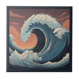 Big Tsunami Wave Fliese