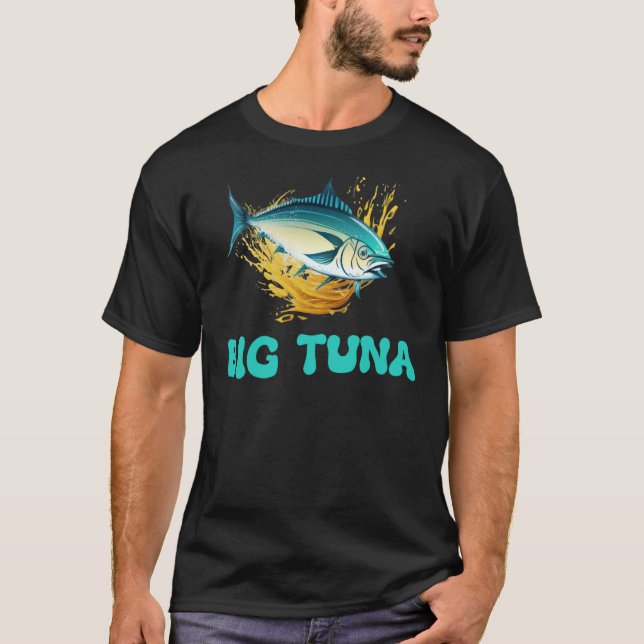 Big Tuna Fish Deep Sea Fishing Love Atlantic Giant T-Shirt (Vorderseite)