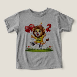 Big Two Celebration: Löwe mit Balloons