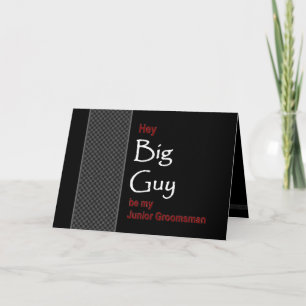 BIG TYP Junior Trauzeuge Hochzeit Einladung
