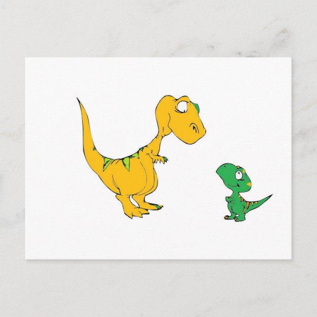 Big Typ & Lil Typ Postkarte (Vorderseite)