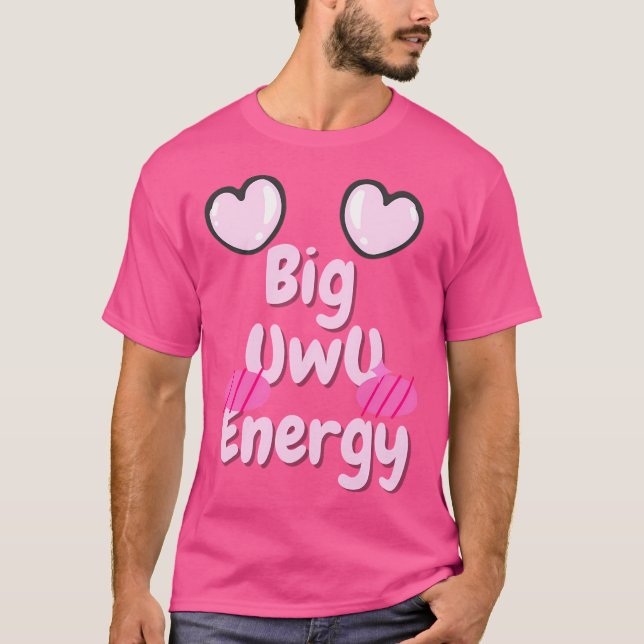 Big Uwu Energy Pastel T-Shirt (Vorderseite)