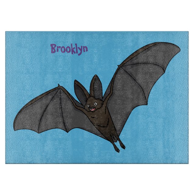 Big vampire bat cartoon illustration schneidebrett (Vorderseite)