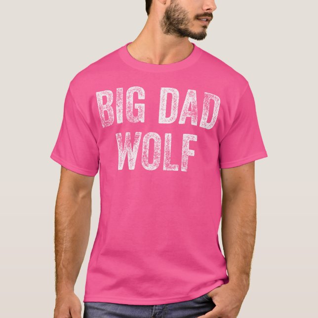Big Vater Wolf für Menleader des Packbad Werewolf T-Shirt (Vorderseite)