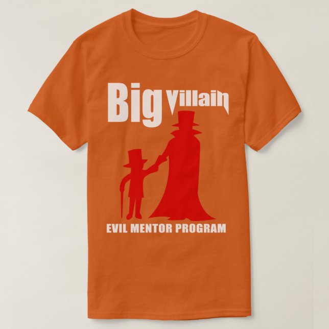 Big Villain Mentor Programm T-Shirt (Design vorne)