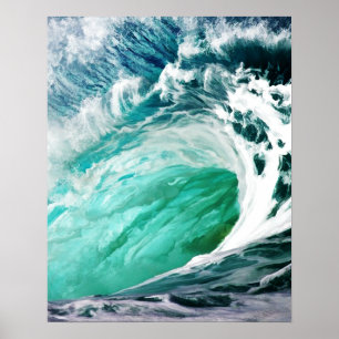 Big Wave Behalte auf Rolling Poster