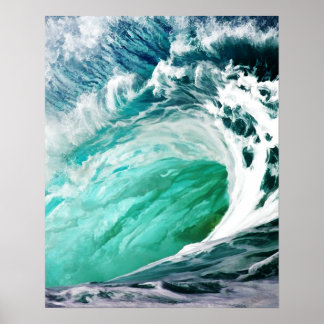 Big Wave Behalte auf Rolling Poster