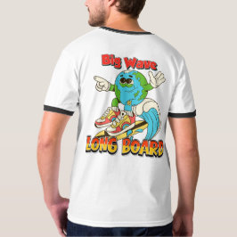 Big-Wave-Longboard-Surfing-T-Shirt T-Shirt