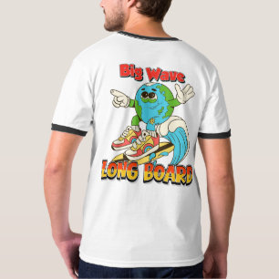 Big-Wave-Longboard-Surfing-T-Shirt T-Shirt