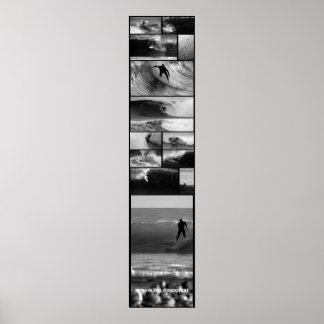 Big Wave Surf Door Poster