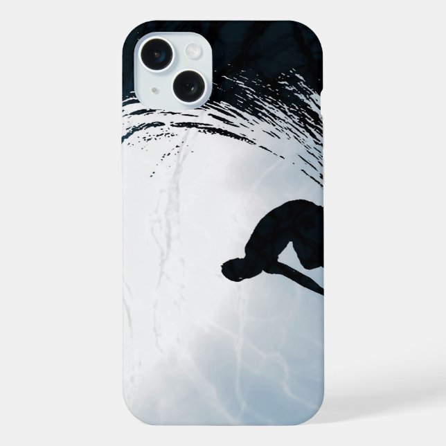 Big Wave Surfer iPhone Hülle (Rückseite)