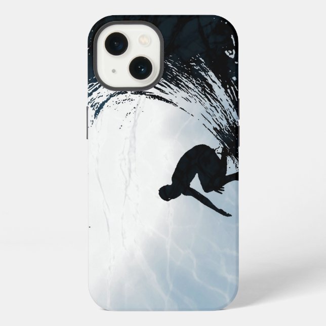 Big Wave Surfer iPhone Hülle (Rückseite)