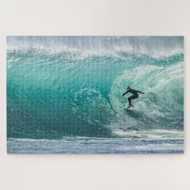 Big Wave Surfer Puzzle (Horizontal)