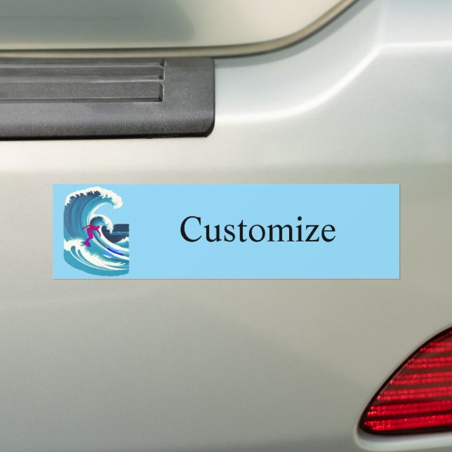 Big Wave Surfer Thunder_Cove Autoaufkleber (Auf Auto)