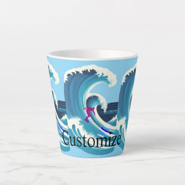 Big Wave Surfer Thunder_Cove Milchtasse (Vorderseite)