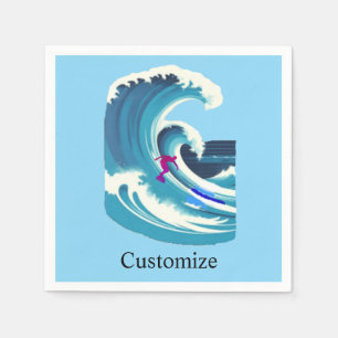 Big Wave Surfer Thunder_Cove Serviette