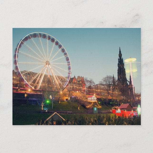 Big Wheel in Edinburgh Postkarte (Vorderseite)