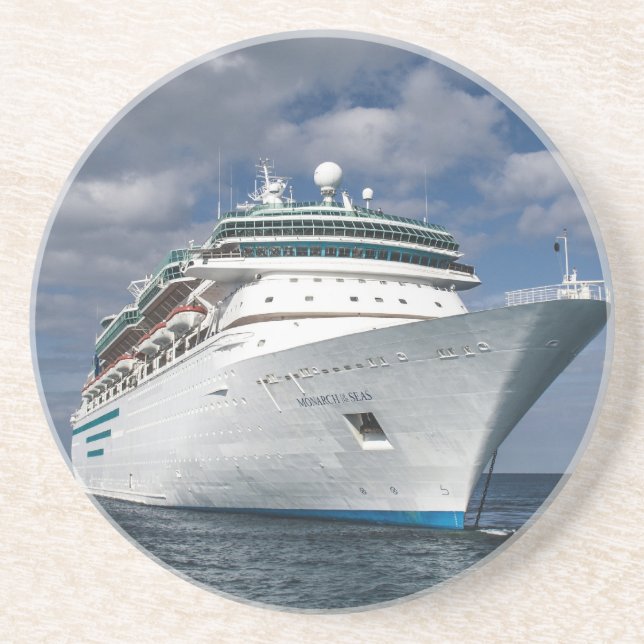 Big White Cruise Schiff Getränkeuntersetzer (Vorne)