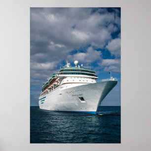 Big White Cruise Schiff Poster
