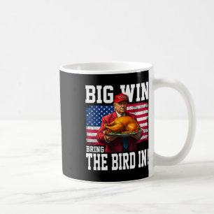 Big Win bringt Vogel in Erntedank lustigen Trump Kaffeetasse