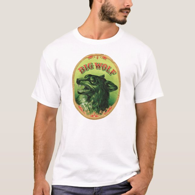 Big Wolf Cigar Label T-Shirt (Vorderseite)