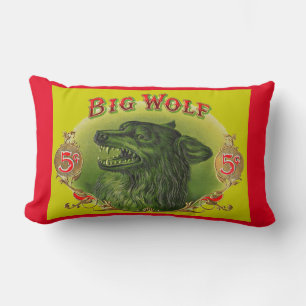 Big Wolf Zigarrenlabel Lendenkissen