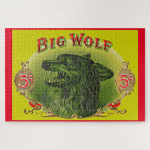 Big Wolf Zigarrenlabel Puzzle