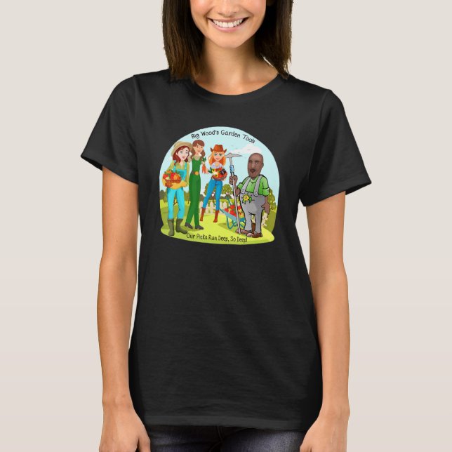 Big Wood's Gartengeräte T-Shirt (Vorderseite)