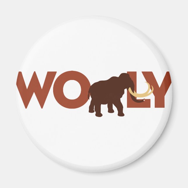 Big Wooly Mammoth Magnet (Vorne)