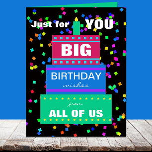 Big Work Birthday Card von Group Karte