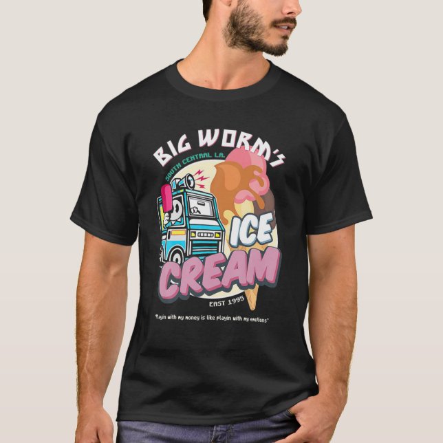 Big Worm Ice Cream T-Shirt (Vorderseite)