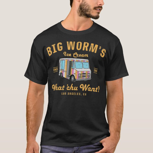 Big Worms Ice Cream Was Chu Wollte _1 T-Shirt (Vorderseite)