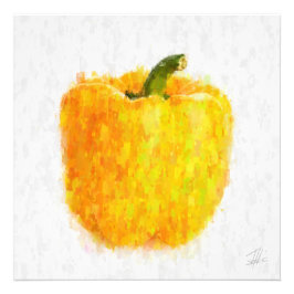 Big Yellow Pepper Fotodruck