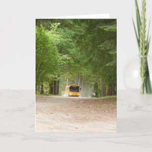 Big Yellow School Bus Karte