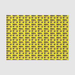 Big Yellow School Busfahrer Bildung Seidenpapier